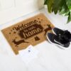Wycieraczka z kokosa Welcome to our home 