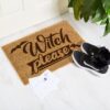 Wycieraczka z kokosa Witch Please 