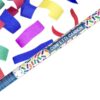 tuba konfetti kolorowe paski 40cm