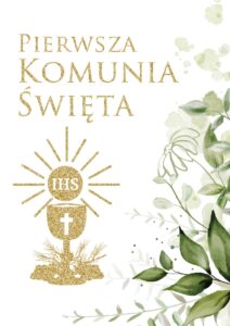 Zaproszenia Komunia Biblia