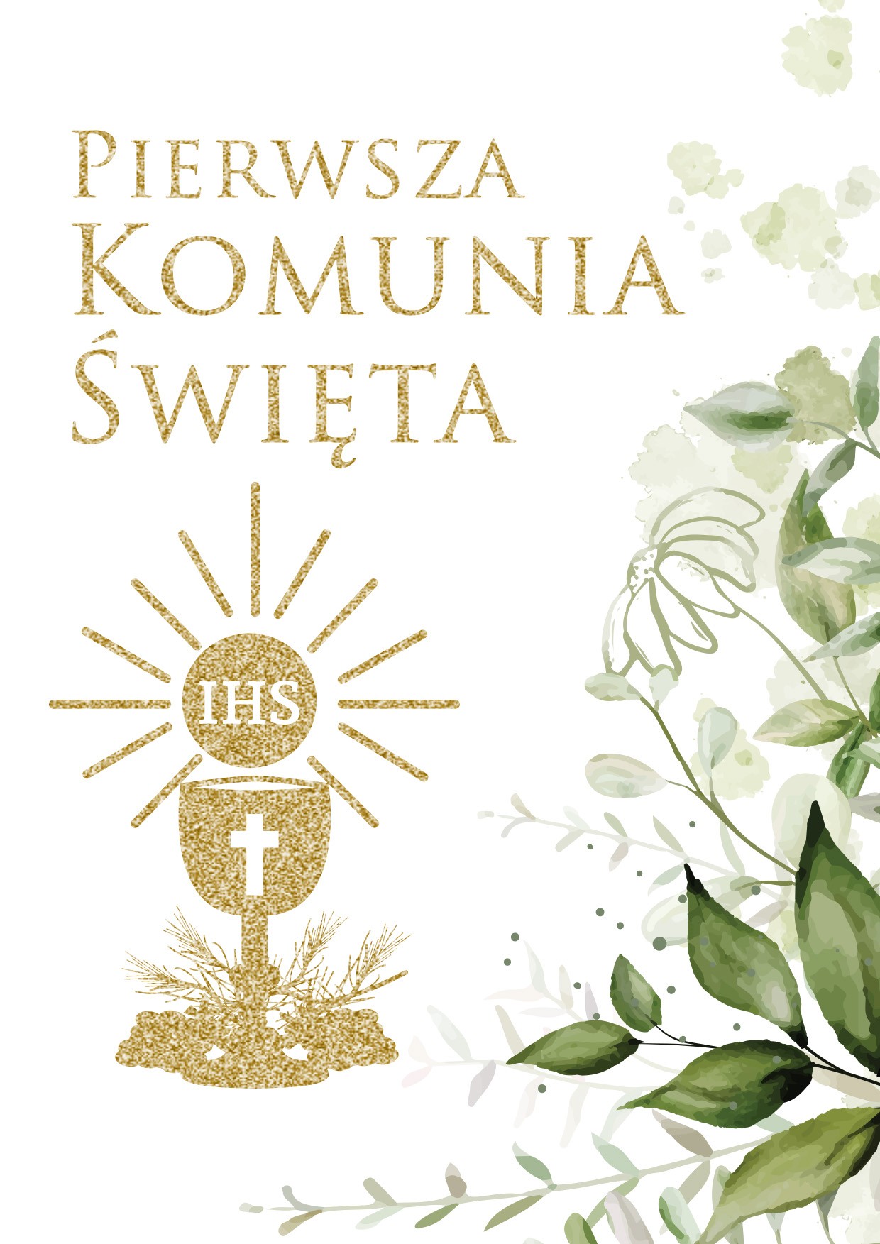 Zaproszenia Komunia Biblia