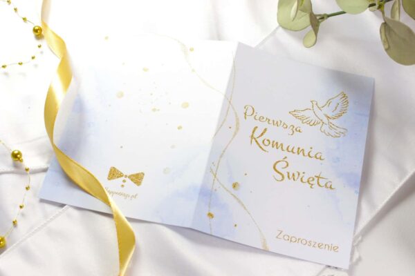 Zaproszenia Komunia Dla Chłopca Glamour