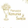 Zaproszenia Komunia Złoty Kielich IHS