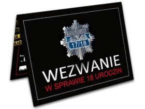 Zaproszenie na 18-stke Policja
