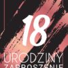 Zaproszenie na 18-stke Rose Gold Blood