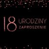Zaproszenie na 18-stke Rose Gold Confetti