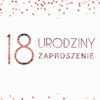 Zaproszenie na 18-stke Rose Gold Elegance