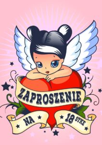 Zaproszenie na 18-stke Tattoo