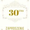 Zaproszenie na 30-ste urodziny Gatsby