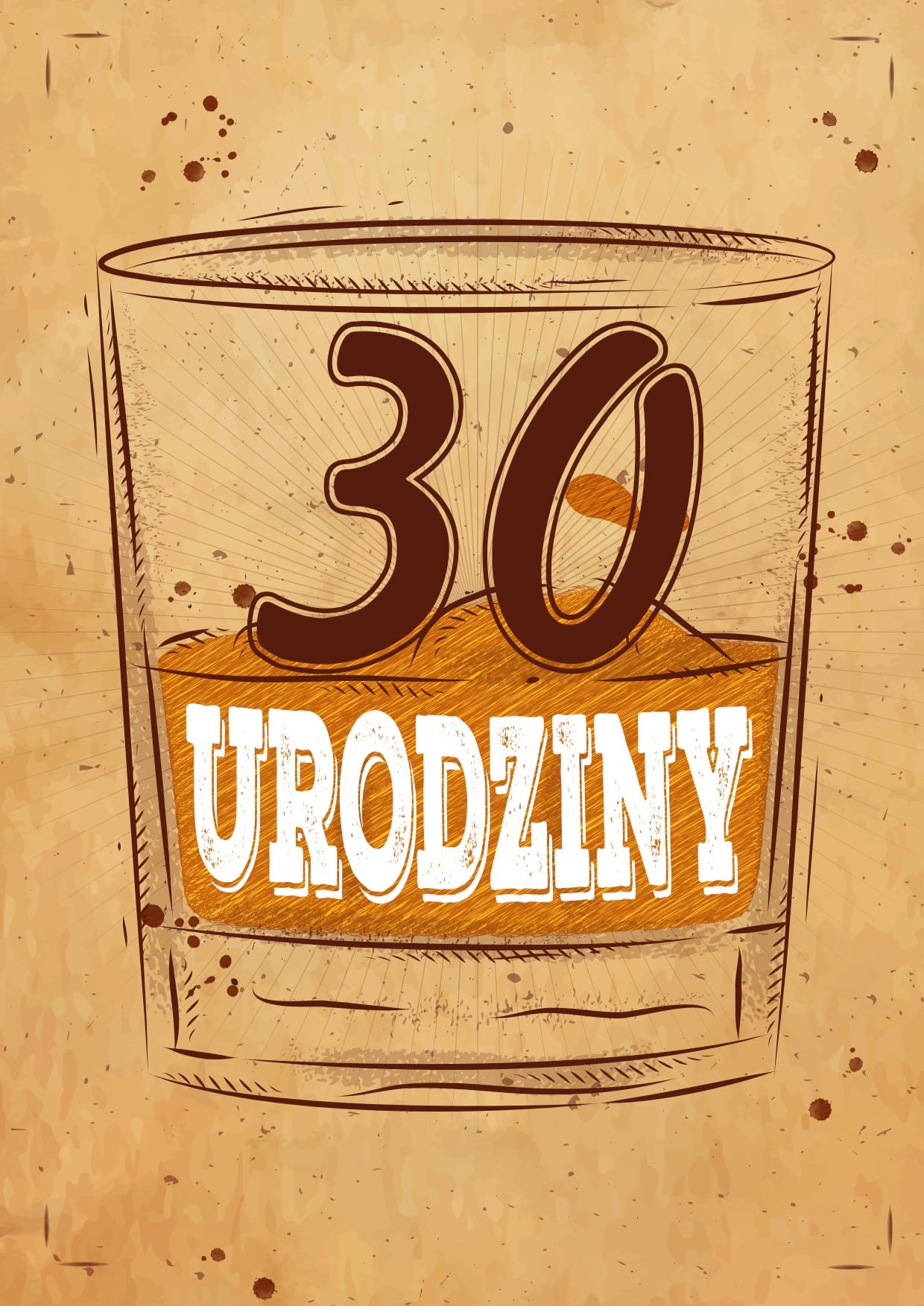 Zaproszenie na 30 urodziny Scottish Whisky