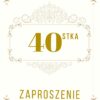 Zaproszenie na 40-ste urodziny Gatsby