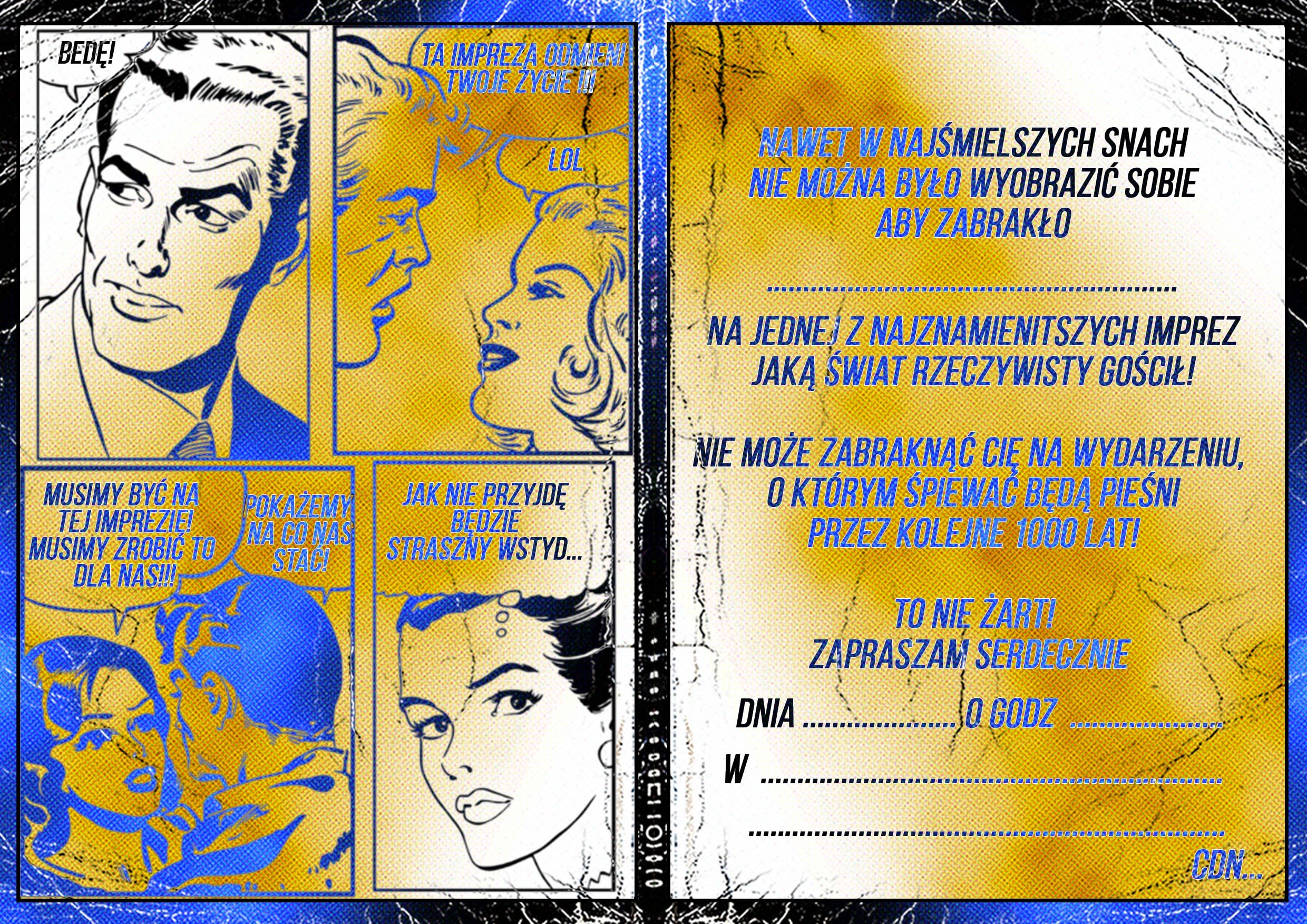 Zaproszenie na 40-tke Komiksowe