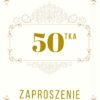 Zaproszenie na 50-te urodziny Gatsby
