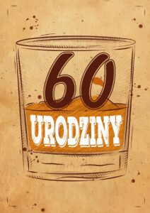 Zaproszenie na 60 urodziny Scottish Whisky