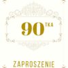 Zaproszenie na 90-te urodziny Gatsby