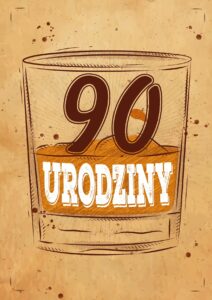 Zaproszenie na 90 urodziny Scottish Whisky