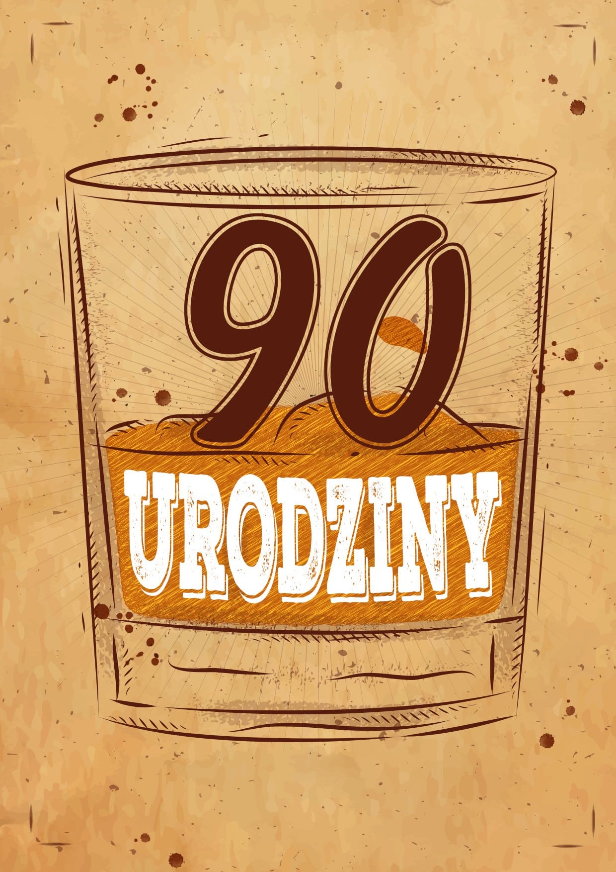 Zaproszenie na 90 urodziny Scottish Whisky