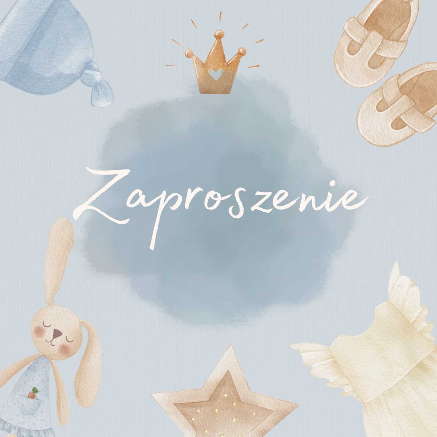 Zaproszenie na Baby Shower Boy