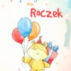 Zaproszenie na roczek Balonowy Misio 