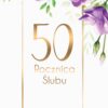 Zaproszenie na rocznicę ślubu Fiołkowe Gody
