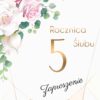 Zaproszenie na rocznicę ślubu Kwiatowe Szaleństwo