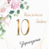 Zaproszenie na rocznicę ślubu Kwiatowe Szaleństwo