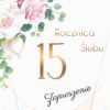 Zaproszenie na rocznicę ślubu Kwiatowe Szaleństwo