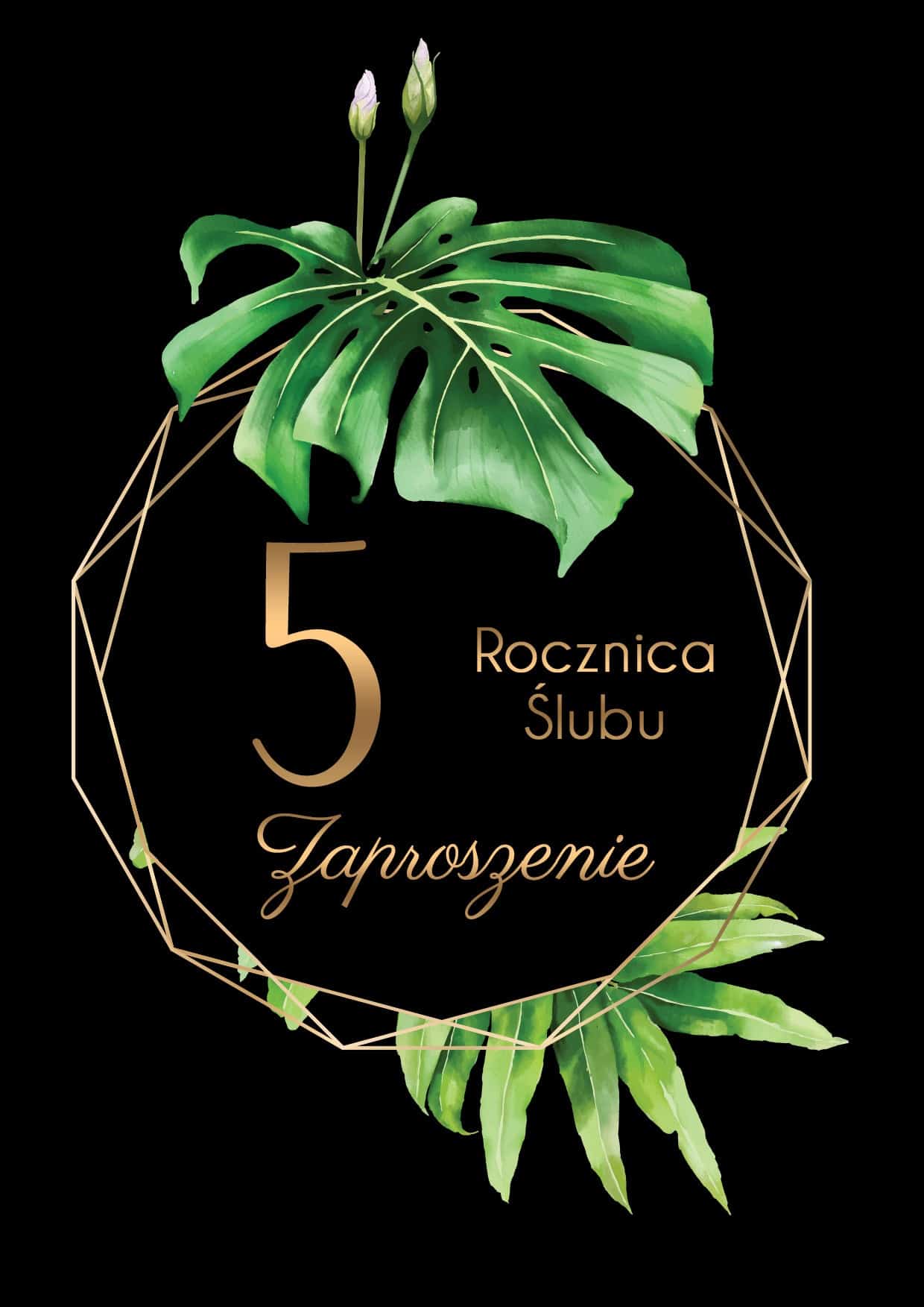Zaproszenie na rocznicę ślubu Luxury Anniversary