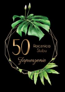 Zaproszenie na rocznicę ślubu Luxury Anniversary