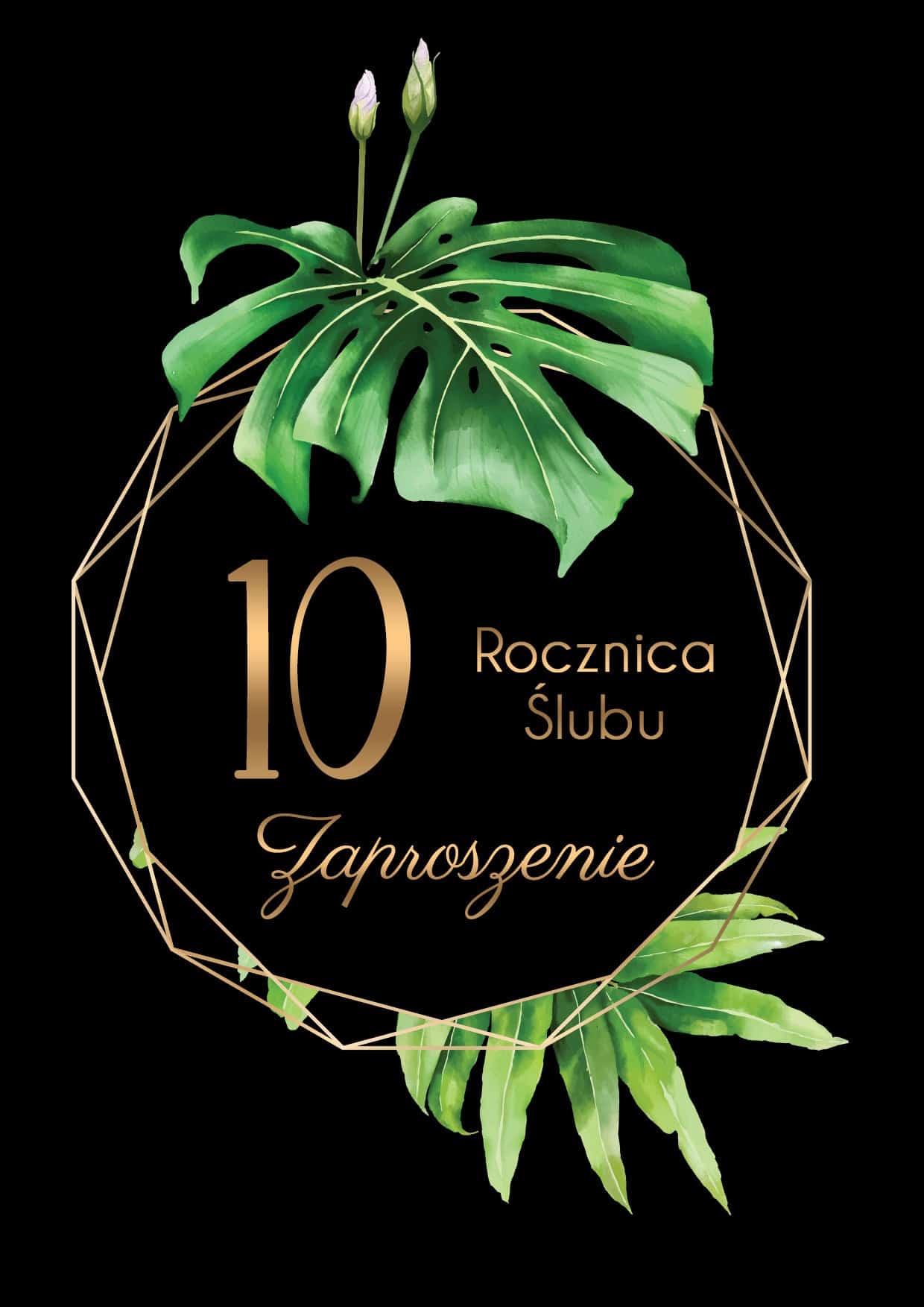 Zaproszenie na rocznicę ślubu Luxury Anniversary