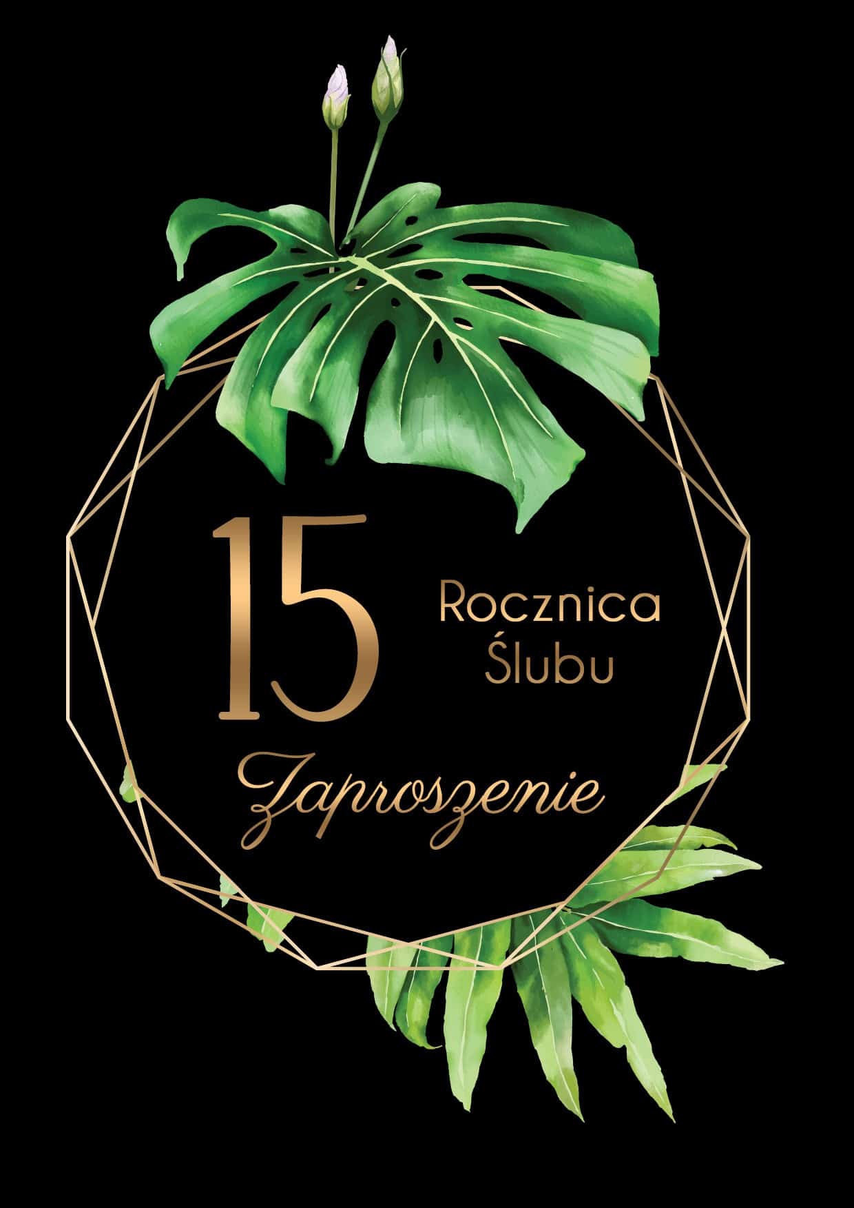 Zaproszenie na rocznicę ślubu Luxury Anniversary
