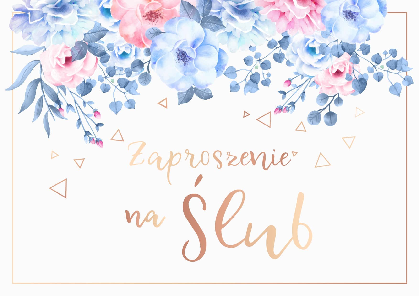 Zaproszenie na ślub Amelia