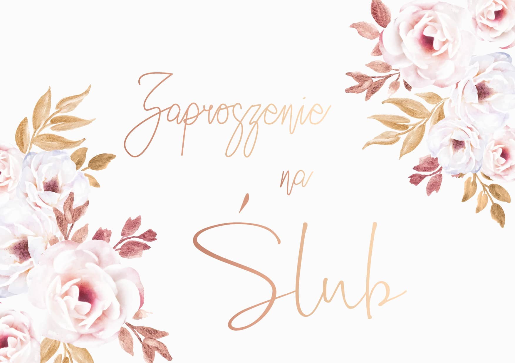 Zaproszenie na ślub Indian Summer