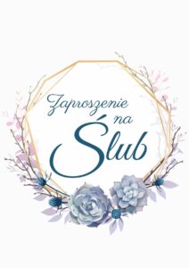 Zaproszenie na ślub Ophelia