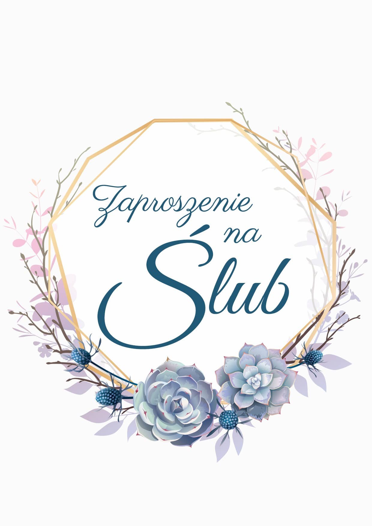 Zaproszenie na ślub Ophelia