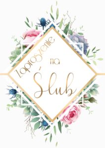 Zaproszenie na ślub Wiosenny Ogród