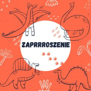 Zaproszenie na Urodzinki Dinozaury