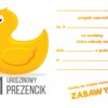 Zaproszenie na urodziny Bert Ulica Sezamkowa