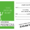 Zaproszenie na urodziny Kermit Ulica Sezamkowa