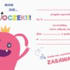 Zaproszenie na urodziny Mały Potworek Roczek