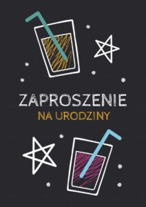 Zaproszenie na urodziny Open Bar