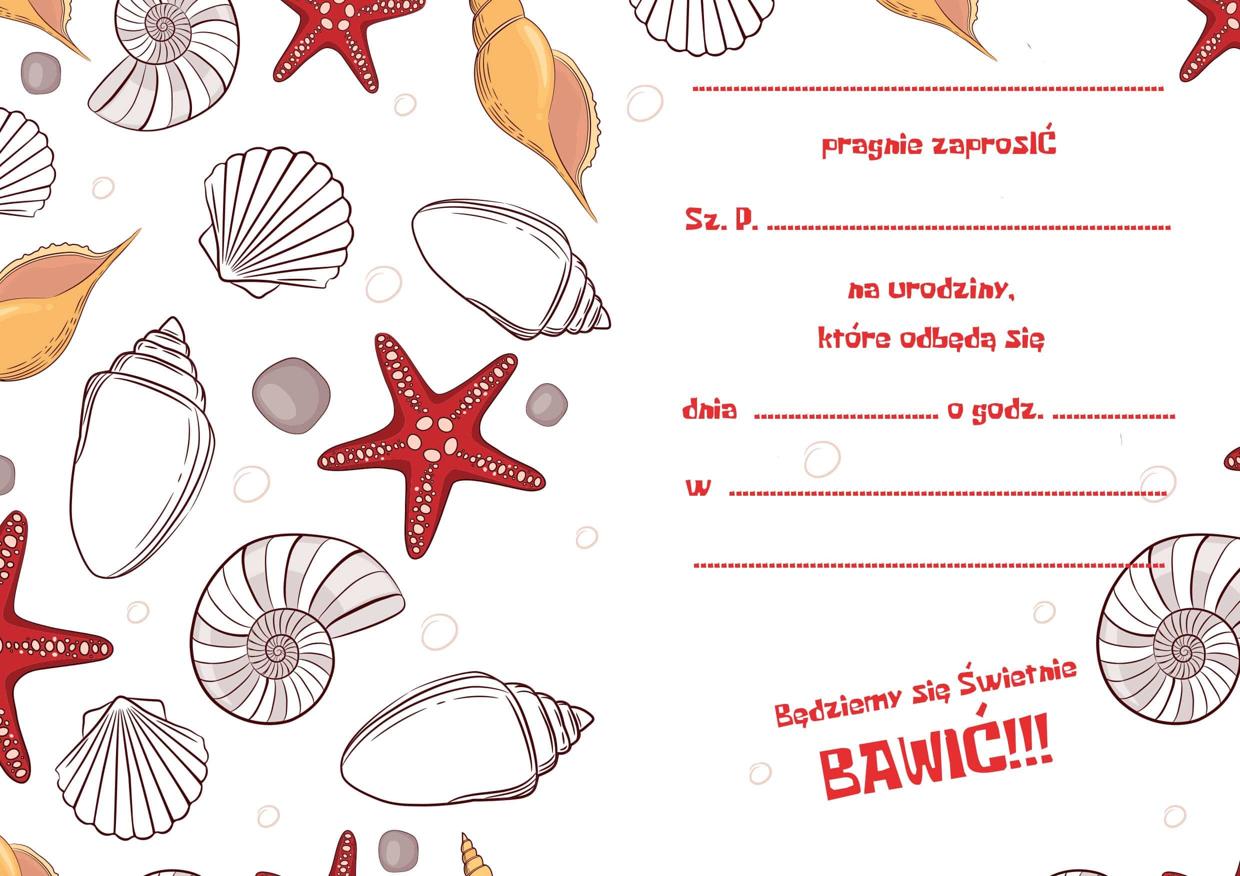 Zaproszenie na urodziny Patryk Patrick 
