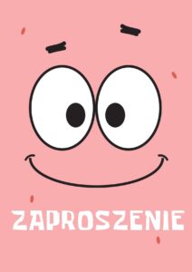 Zaproszenie na urodziny Patryk Patrick