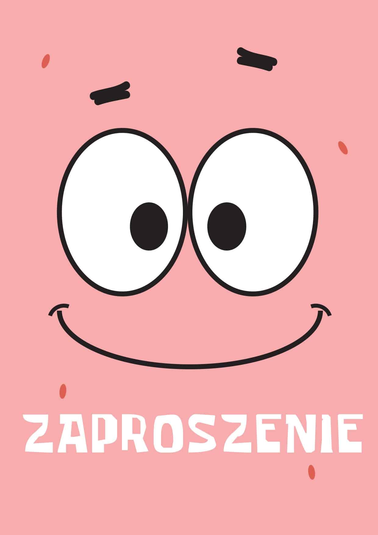 Zaproszenie na urodziny Patryk Patrick 