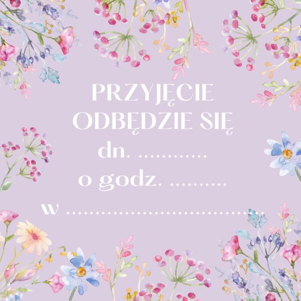 Zaproszenie na Urodziny Wiosenna Łąka