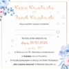 Zaproszenie Ślubne RSVP Amelia