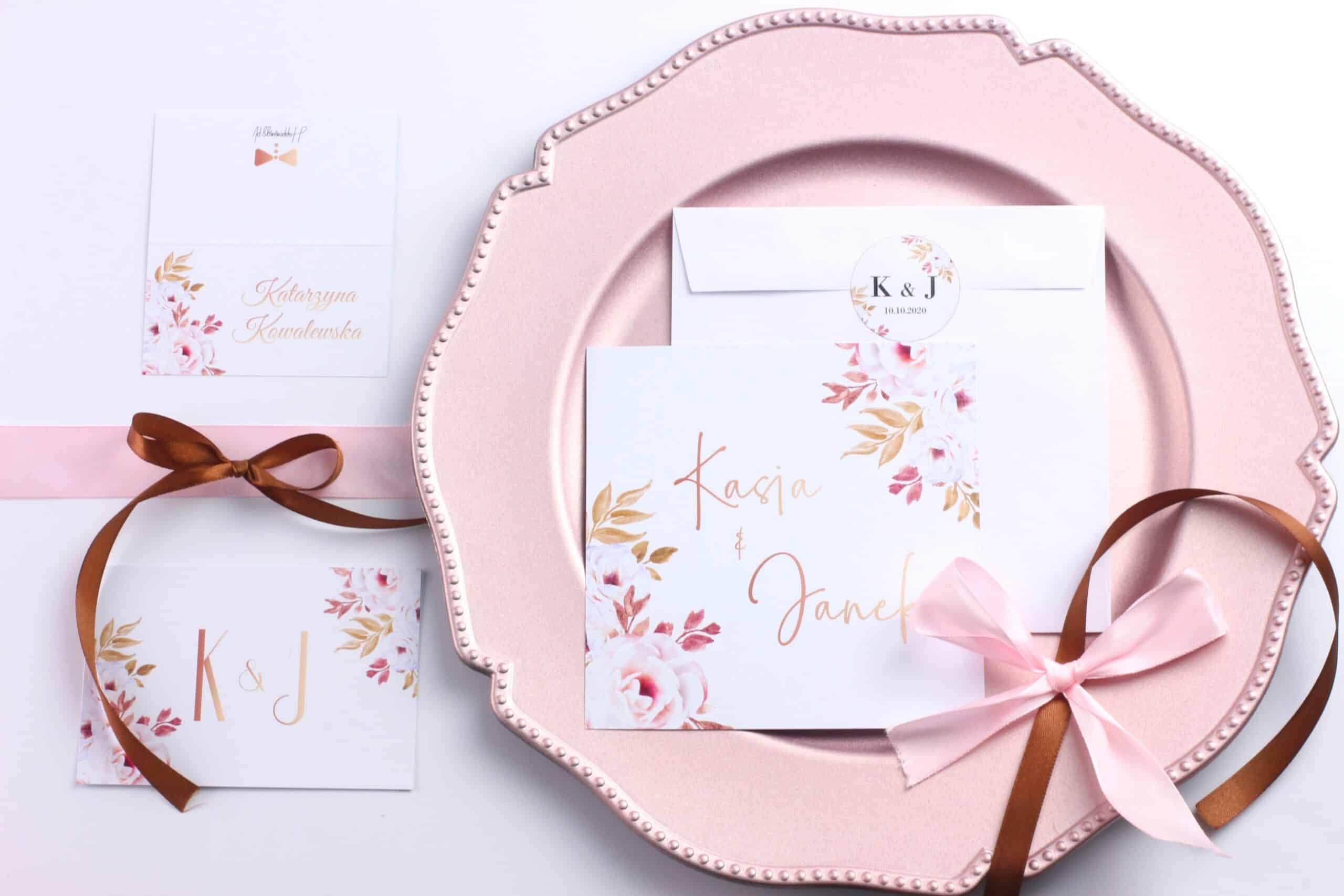 Zaproszenie Ślubne RSVP Babie Lato