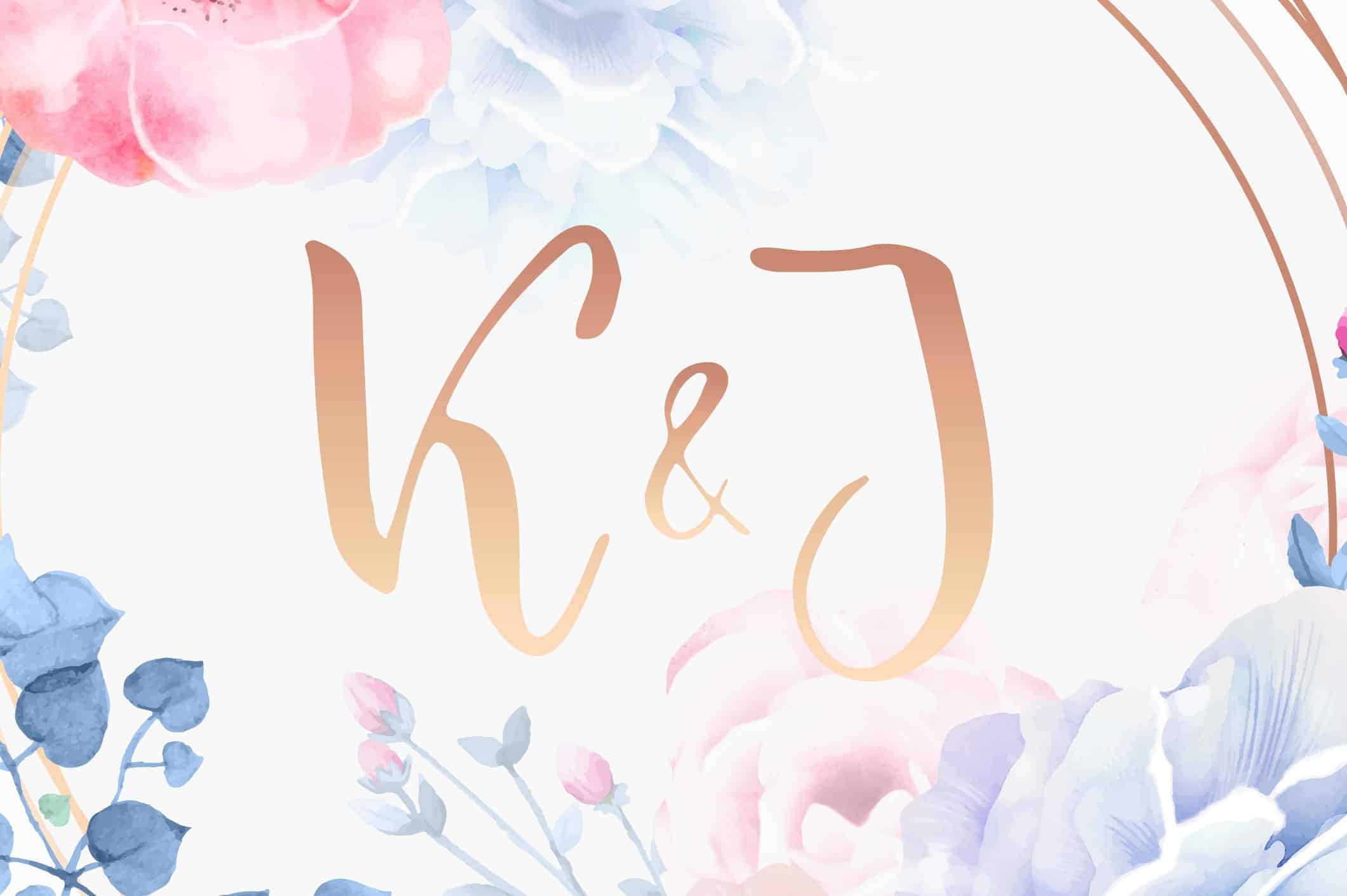 Zaproszenie Ślubne RSVP Boho Rosie