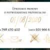 Zaproszenie Ślubne RSVP Dandelion