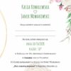 Zaproszenie Ślubne RSVP Flower Rings